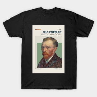 Retro Modern Van Gogh Self-Portrait T-Shirt